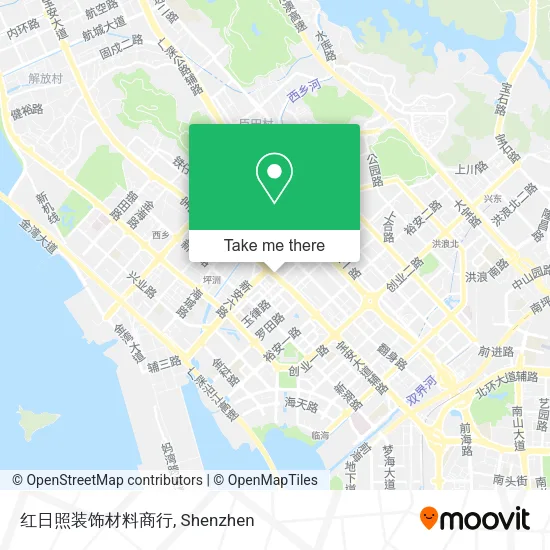 红日照装饰材料商行 map