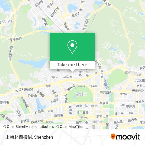 上梅林西横街 map