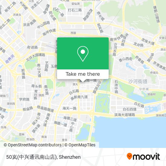 50岚(中兴通讯南山店) map