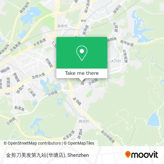 金剪刀美发第九站(华塘店) map