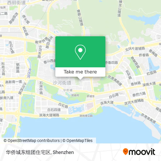 华侨城东组团住宅区 map