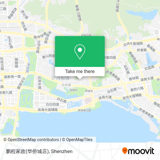 鹏程家政(华侨城店) map