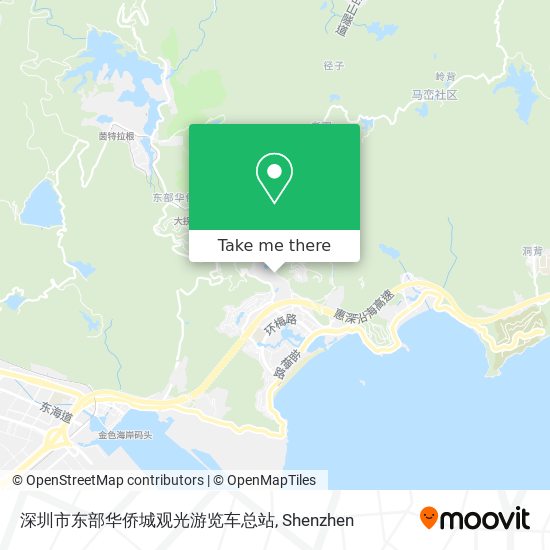 深圳市东部华侨城观光游览车总站 map