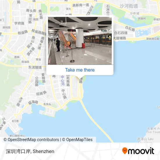 深圳湾口岸 map