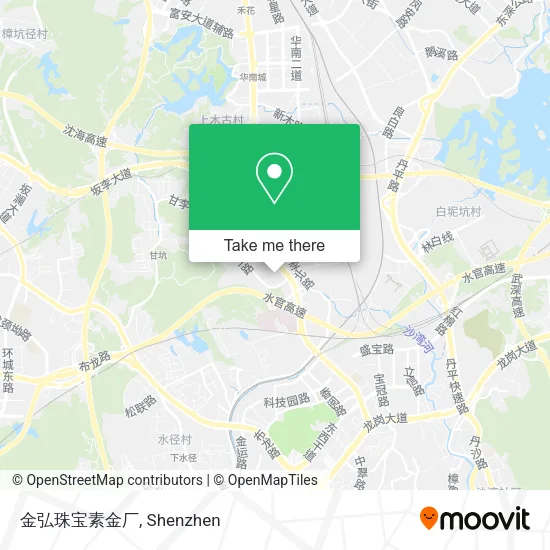金弘珠宝素金厂 map