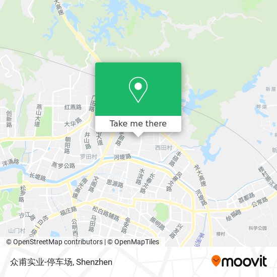众甫实业-停车场 map