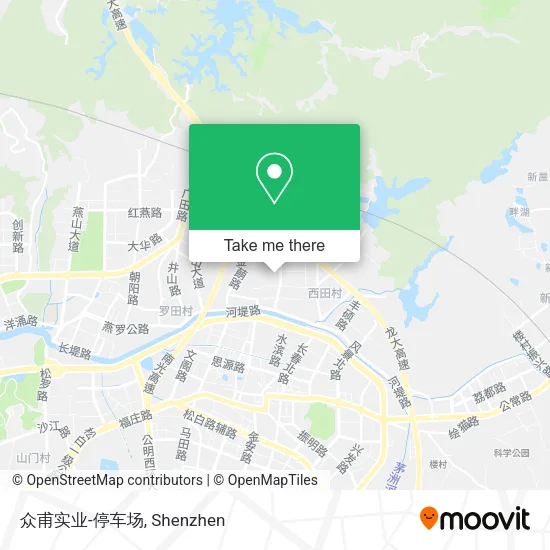 众甫实业-停车场 map