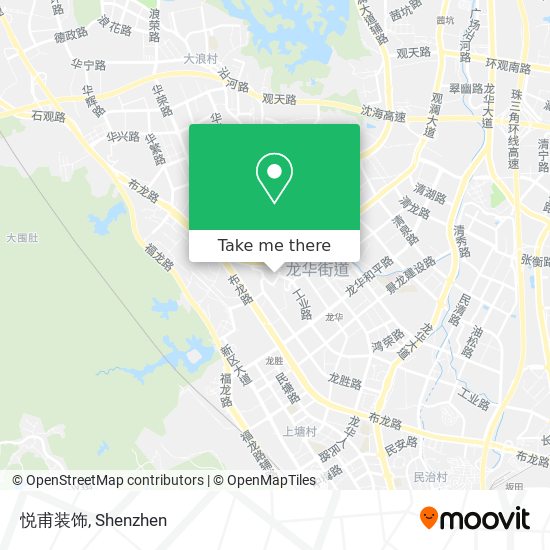 悦甫装饰 map