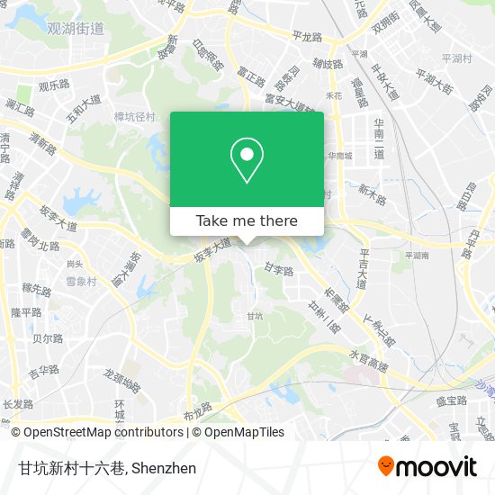 甘坑新村十六巷 map