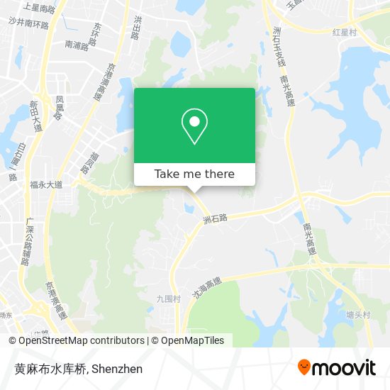 黄麻布水库桥 map
