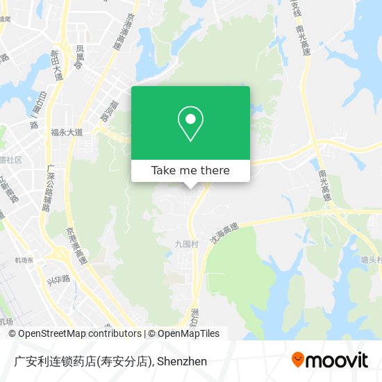 广安利连锁药店(寿安分店) map