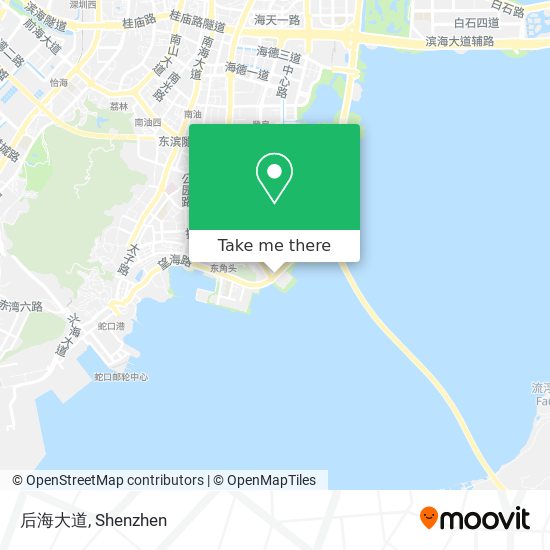 后海大道 map