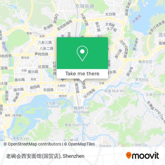 老碗会西安面馆(国贸店) map