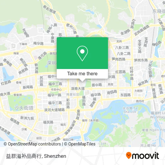 益群滋补品商行 map