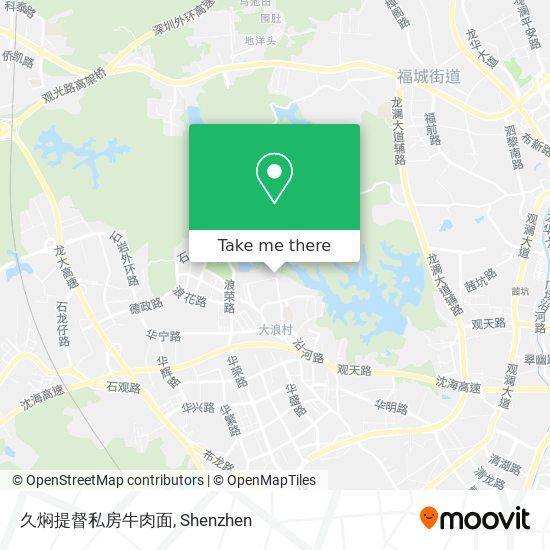 久焖提督私房牛肉面 map