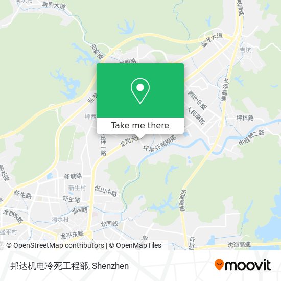 邦达机电冷死工程部 map