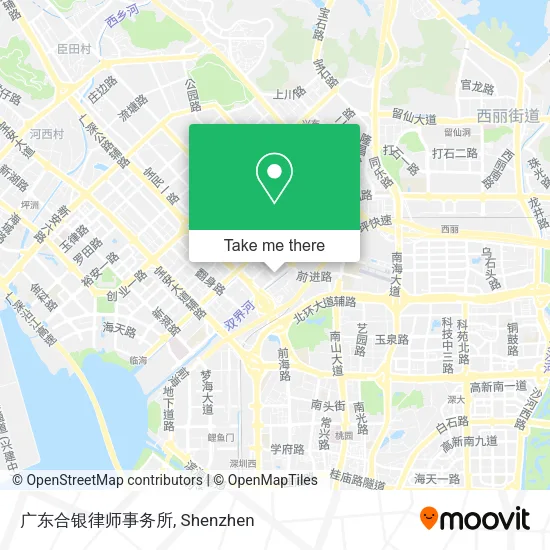 广东合银律师事务所 map