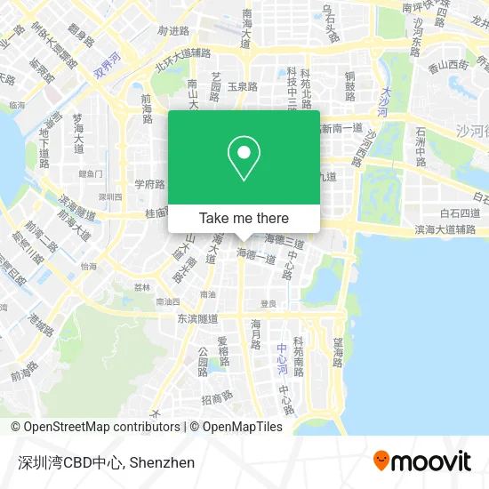 深圳湾CBD中心 map