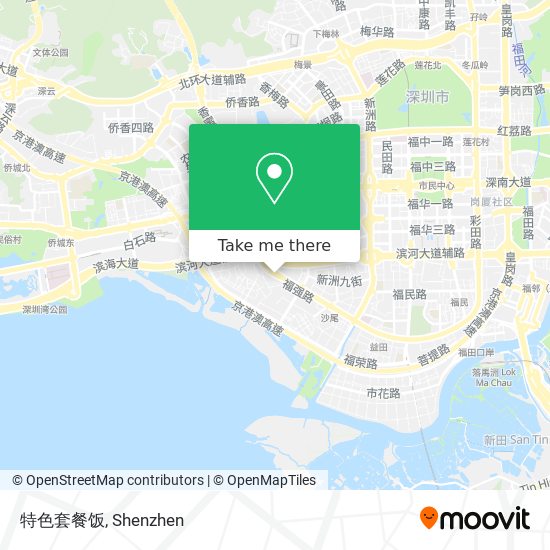 特色套餐饭 map