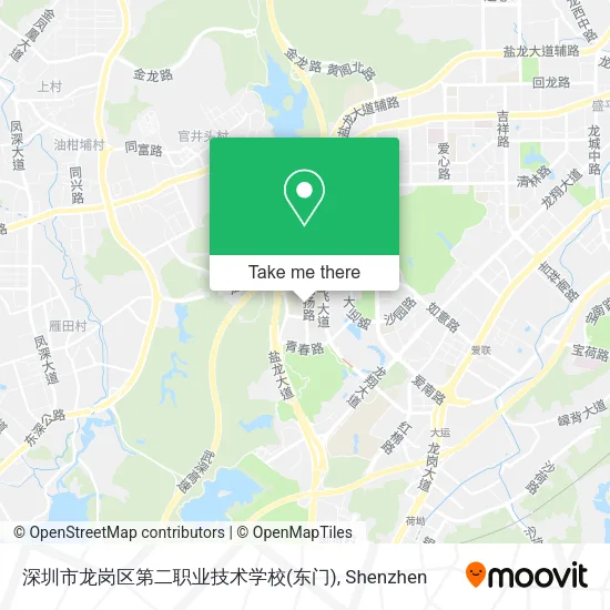 深圳市龙岗区第二职业技术学校(东门) map