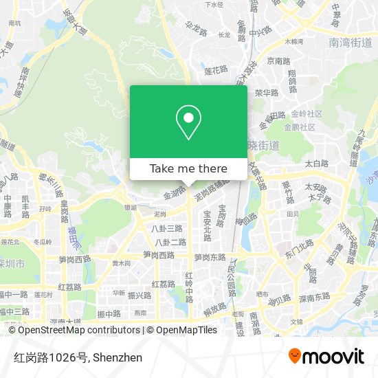 红岗路1026号 map