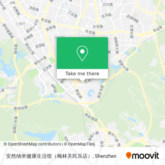 安然纳米健康生活馆（梅林关民乐店） map