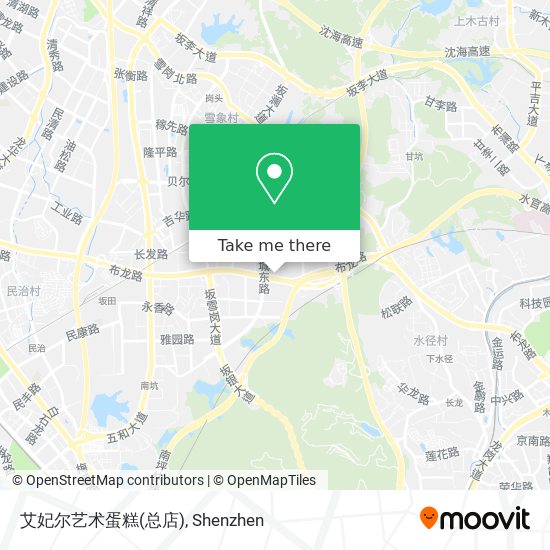 艾妃尔艺术蛋糕(总店) map