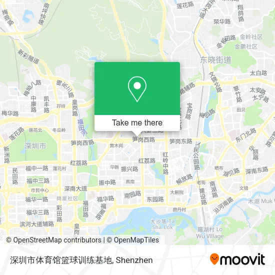 深圳市体育馆篮球训练基地 map
