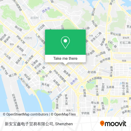 新安宝鑫电子贸易有限公司 map