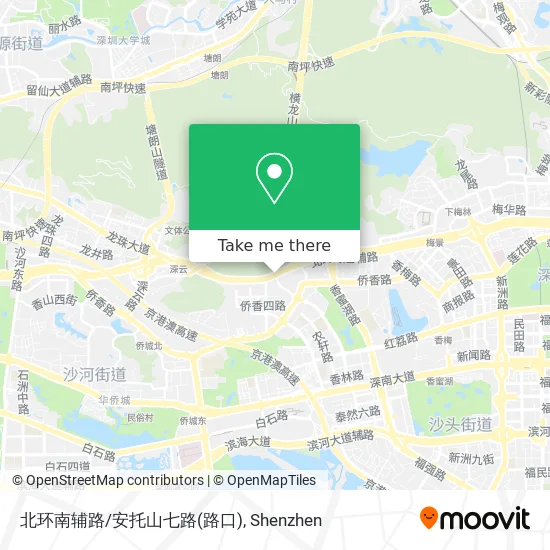 北环南辅路/安托山七路(路口) map