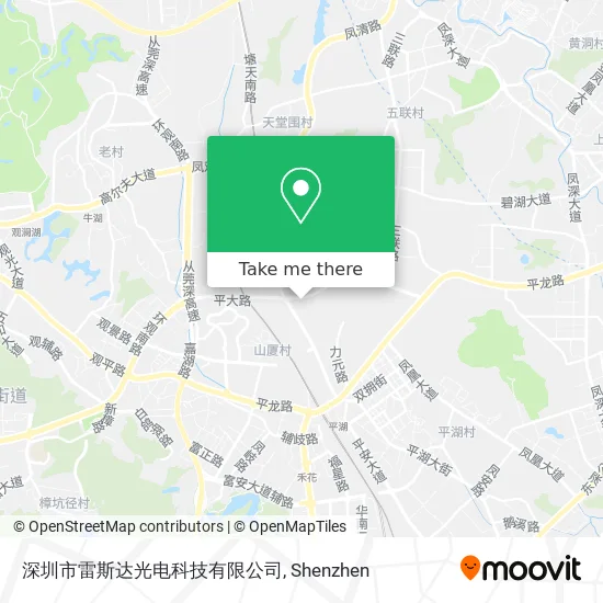 深圳市雷斯达光电科技有限公司 map