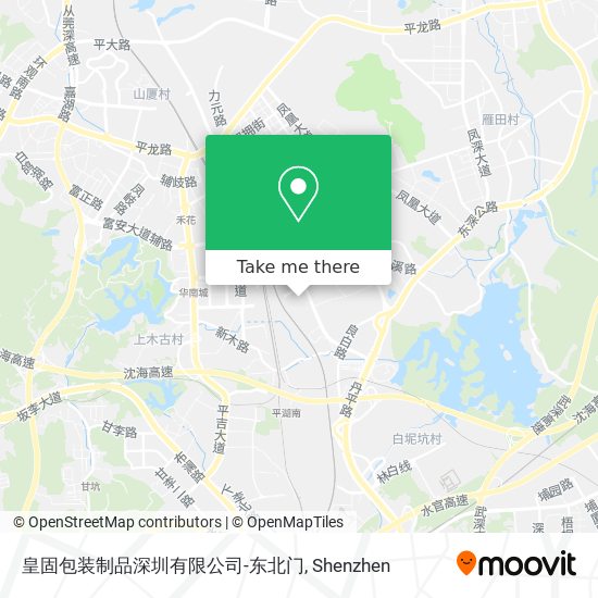 皇固包装制品深圳有限公司-东北门 map