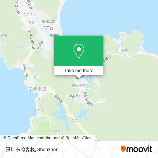 深圳东湾客栈 map
