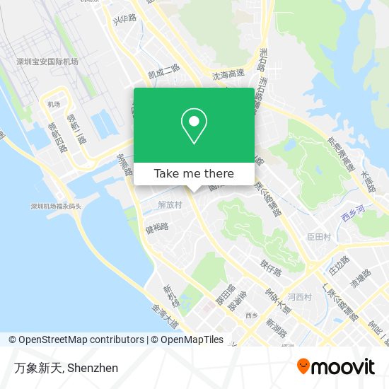 万象新天 map