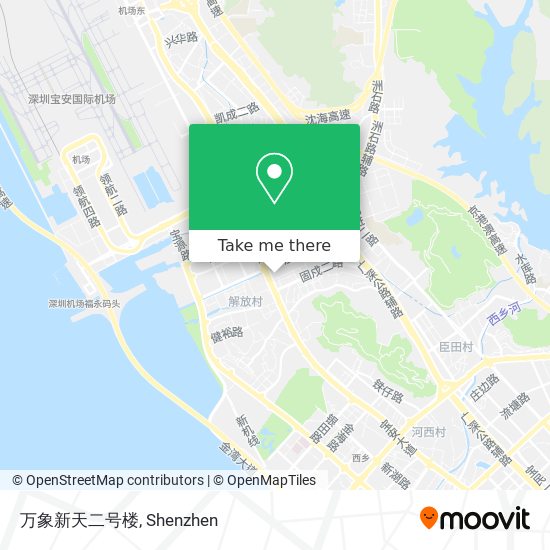 万象新天二号楼 map