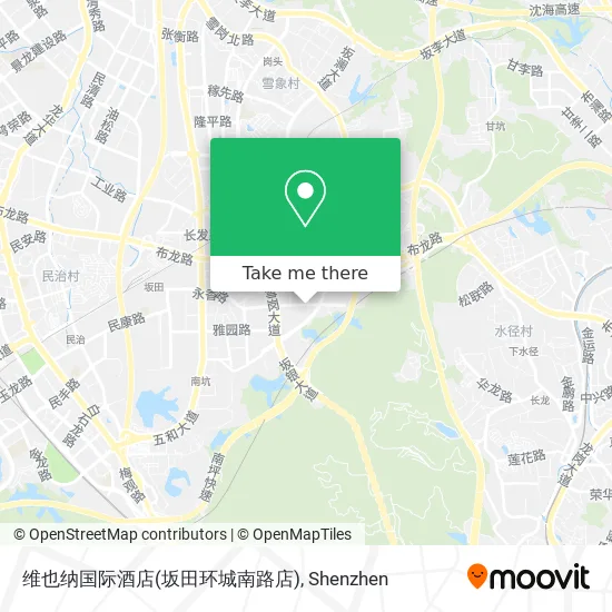维也纳国际酒店(坂田环城南路店) map