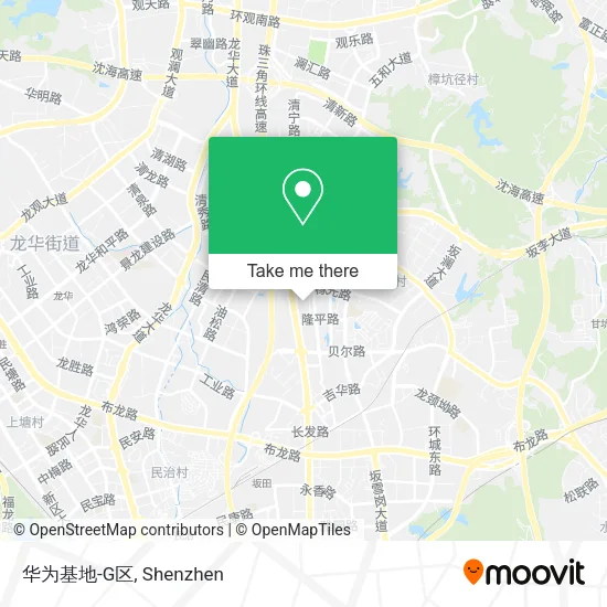 华为基地-G区 map