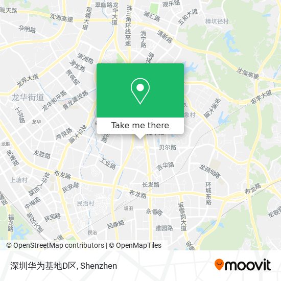 深圳华为基地D区 map