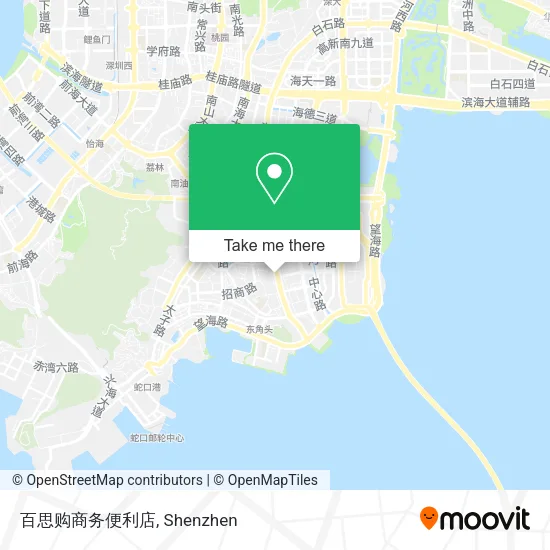 百思购商务便利店 map