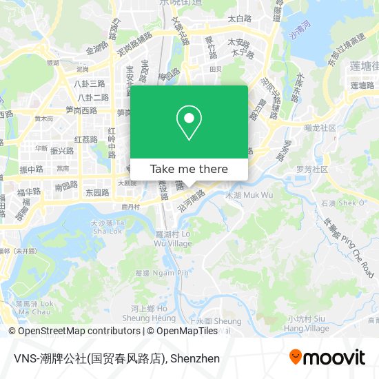 VNS-潮牌公社(国贸春风路店) map