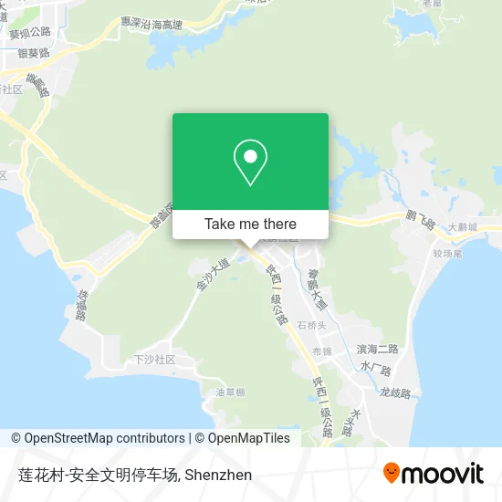 莲花村-安全文明停车场 map