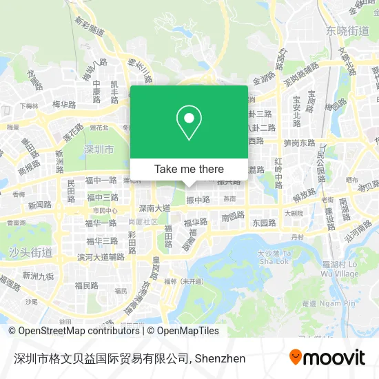 深圳市格文贝益国际贸易有限公司 map