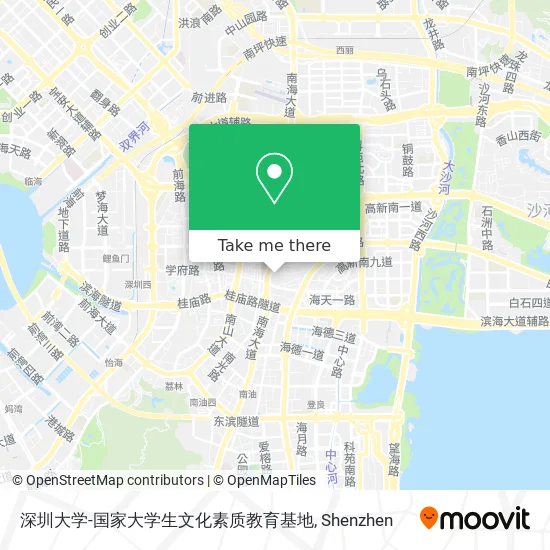 深圳大学-国家大学生文化素质教育基地 map