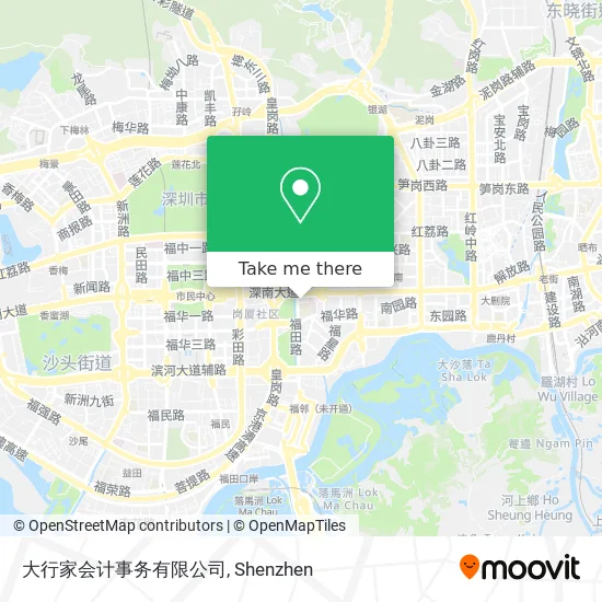 大行家会计事务有限公司 map