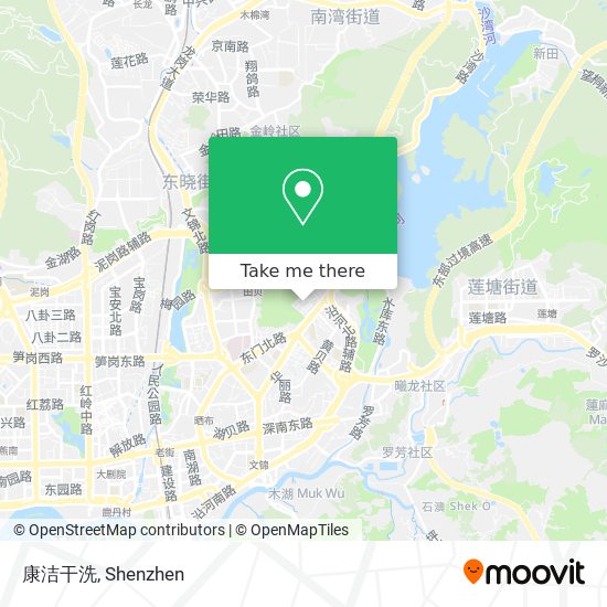 康洁干洗 map