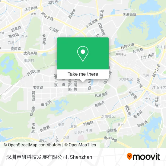 深圳声研科技发展有限公司 map