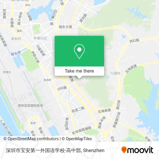 深圳市宝安第一外国语学校-高中部 map