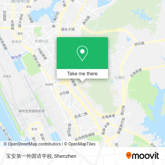 宝安第一外国语学校 map