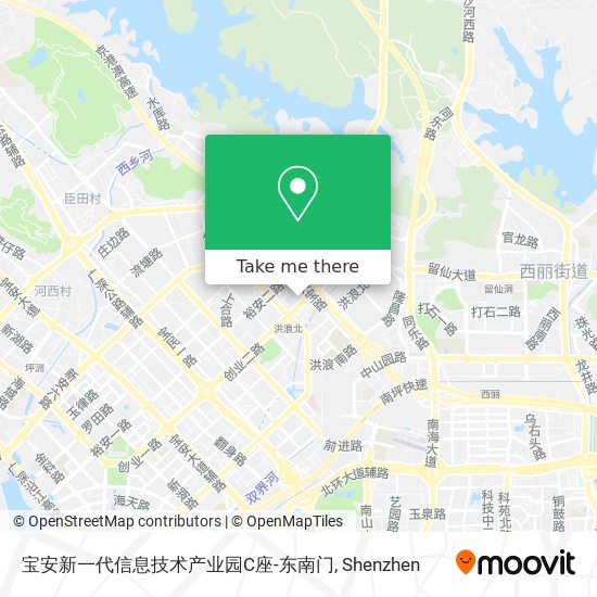 宝安新一代信息技术产业园C座-东南门 map