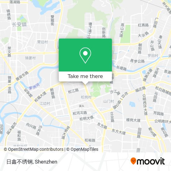 日鑫不绣钢 map
